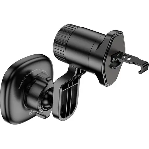 Автодержатель Hoco H74 Crown Magnetic Black (646895) [151309] - фото 4