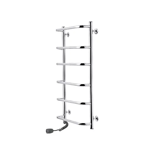 Полотенцесушитель электрический Kroner Скоба ДС10EL 800x500/6 ЕL CV023837, Хром, Левое - фото 3