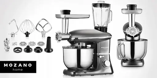 Кухонный комбайн Mozano планетарный Kitchen Assistant 6 в 1 3200 Вт чаша 6.2 л - фото 5