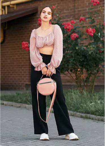 Сумка женская Sambag Bale пудра 20 х 20 х 10 см (52200606) - фото 7