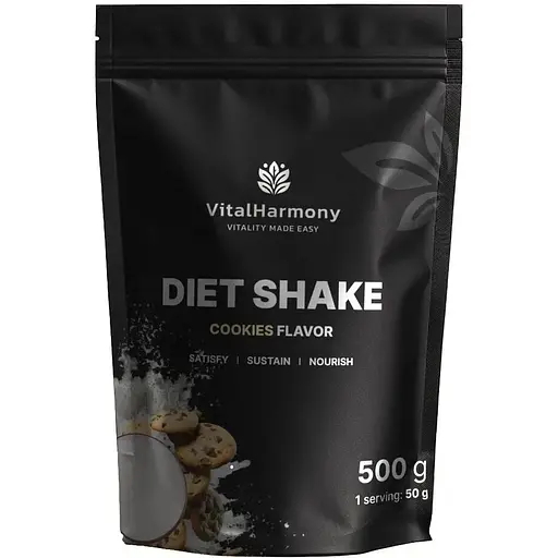 Замінник харчування VitalHarmony Diet Shake, 500 грам - Печиво