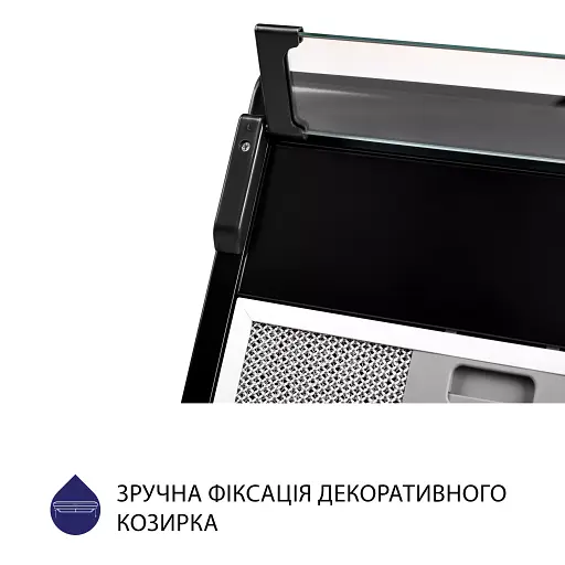 Вытяжка плоская Minola HPL 615 BL - фото 5