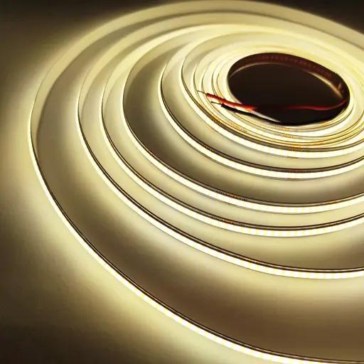 Світлодіодна стрічка Friendlylight 8мм COB 5Вт 24В 4000К FL-COB-320-IP20-NW-8-24-4000K - фото 1