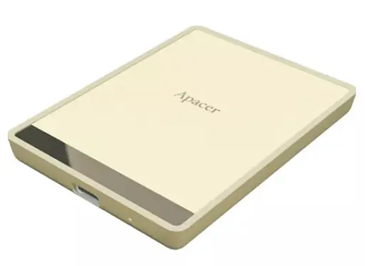 Портативний SSD Apacer AS724 512 GB USB 3.2 Gen.2 Type-C Read/Write 500MB/s Cream - фото 2