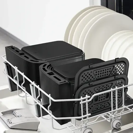 Аэрогриль Tefal Dual Easy Fry XXL 2700 Вт черный (EY9428E0) - фото 3