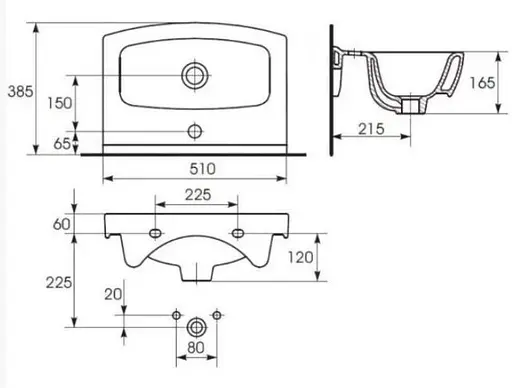 Тумба напольная ПИК Альба Т1+ раковина Cersanit Cersania 50 см Белый 30412 - фото 7