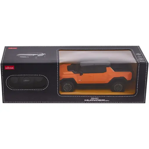 Машинка Rastar Hummer EV 1:26 Оранжевый - фото 9