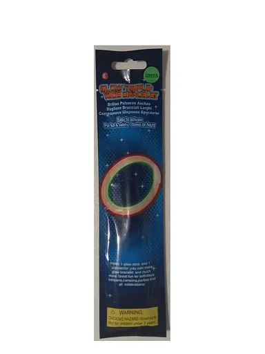 Браслет неоновый С 66390 ширина 2 см (6900067663900) Зелёный - фото 1