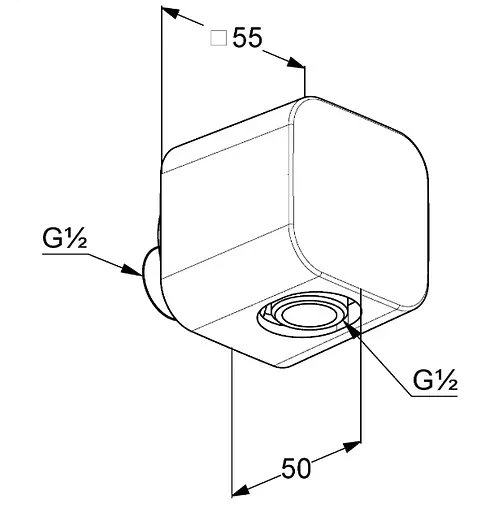 Шлангове підключення Kludi A-QA DN 15 white 655434300 - фото 2