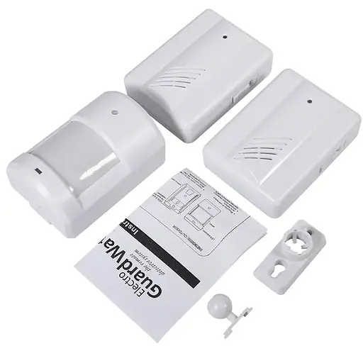 Безпровідний дверний дзвінок Leshp DD1407-2 з 2-ма датчиками руху-оповіщувач - фото 5