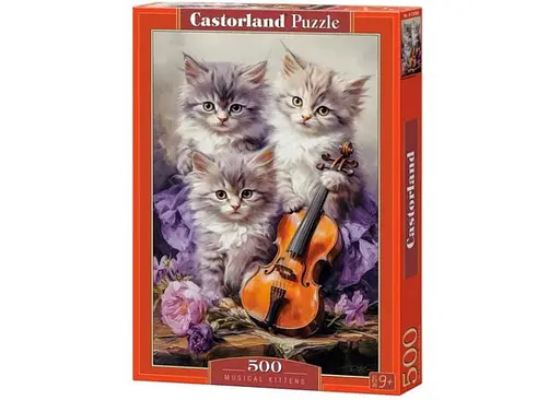 Пазл Castorland puzzle Музичні кошенята, 500 ел. (B-53988)