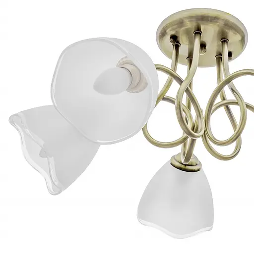 Люстра потолочная Brille классическая в зал E27 60W BZ (LK-602C/5) - фото 5