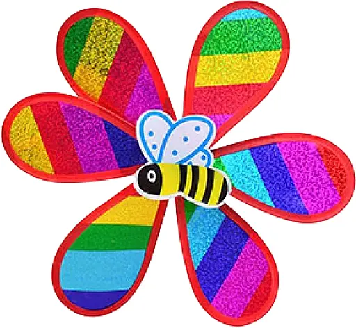 Ветряная мельница средняя, цветок, 28x28 см