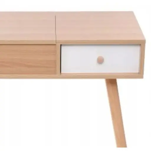 Туалетный столик Chomik Sector в скандинавском стиле с откидным зеркалом - фото 7