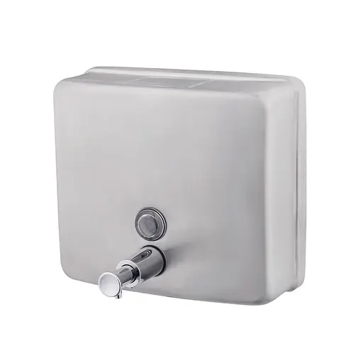 Дозатор для рідкого мила Hotec 13.115 Stainless Steel, Хром матовий - фото 4