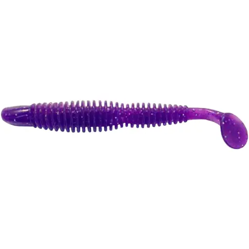 Силікон Reins Bubbling Shad 4" 567 Lilac Silver & Blue Flake (8 шт/уп)