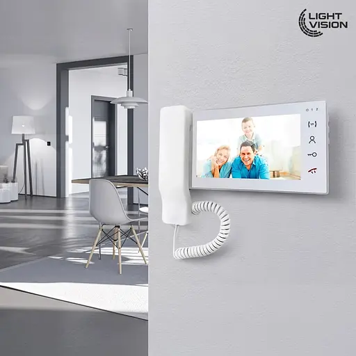 Відеодомофон 7" FHD Light Vision SEOUL з трубкою (82-00232) - фото 7