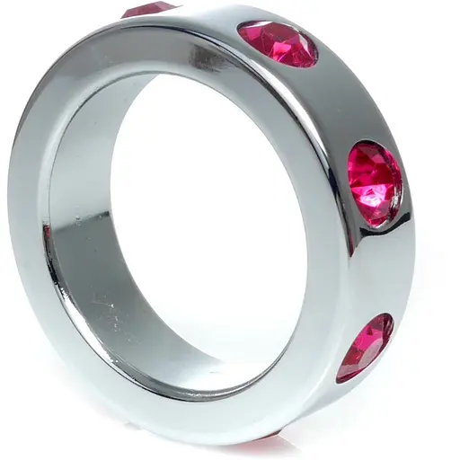 Ерекційне кільце B - Series HeavyFun Metal Cock Ring 5 см сріблястий - фото 1