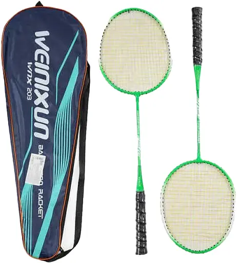 Набір для бадмінтону TK Sport, 2 ракетки з металевим каркасом, у чохлі C70203 (В асортименті)