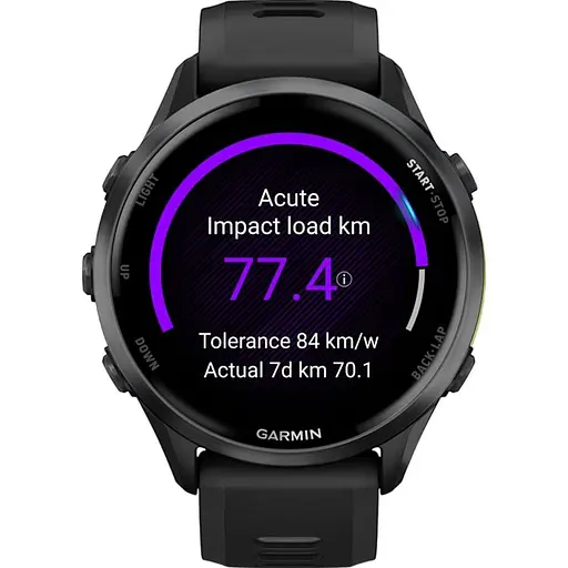 Смарт-часы Garmin Forerunner 970 Carbon Grey DLC Titanium with Black Case and Black/Translucent Whitestone Band (010-02969-10) [137229] - фото 7