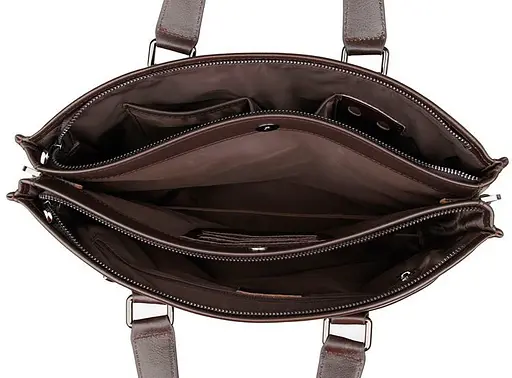 Чоловіча шкіряна сумка Vintage 35,5х28х7,5 см sum0012429 - фото 8