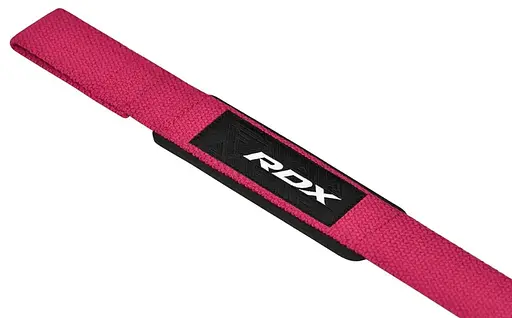 Лямки для тяги RDX W1 Gym Single Strap Pink Plus (WAN-W1P+) - фото 4