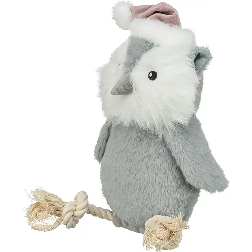 Игрушка Trixie для собак Рождественская сова с веревкой 31 см - фото 2