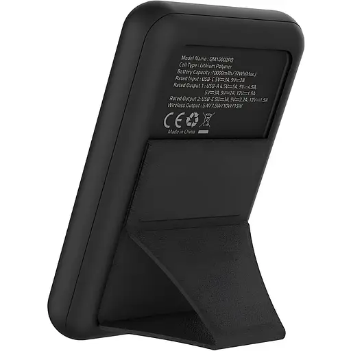 Павербанк Energizer Magnetic Black 10 000 mAh / 22.5 Вт (QM10002PQ) - фото 2