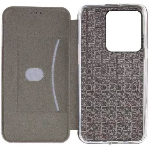 Шкіряний чохол-книжка Classy для Motorola Moto G75 5G Сірий - фото 3