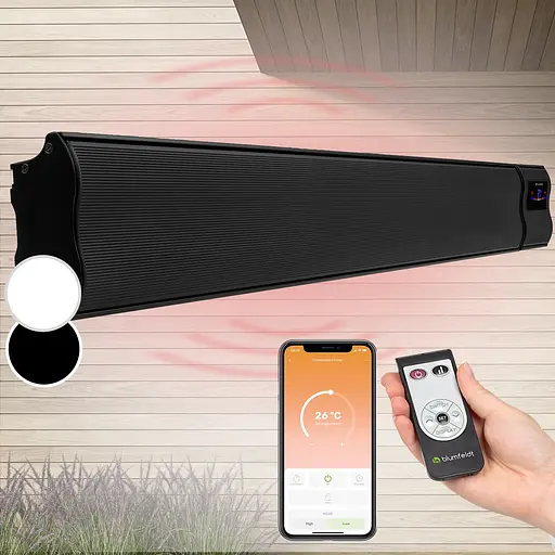 Инфракрасный обогреватель Blumfeldt Cosmic Beam Smart 24 (10035258) Черный - фото 10