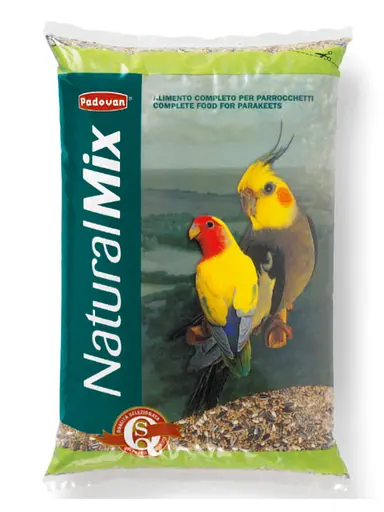 Повседневный корм для средних попугаев Padovan NaturalMix Parrocchetti 4.5 кг (PP00129) - фото 1