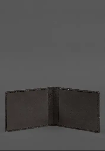 Кожаная обложка для служебного удостоверения Национальной гвардии Темно-коричневая - фото 3