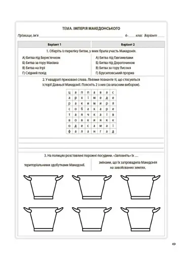 Історія. 6 клас. Бліцоцінювання - фото 3