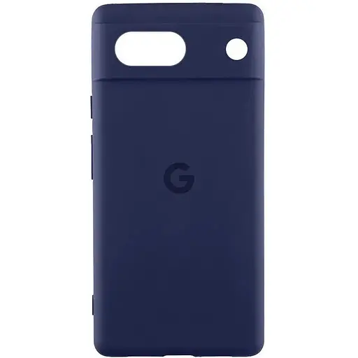 Чехол Lakshmi Silicone Cover Full Camera (AAA) with Logo для Google Pixel 7a Темно-синий / Midnight blue