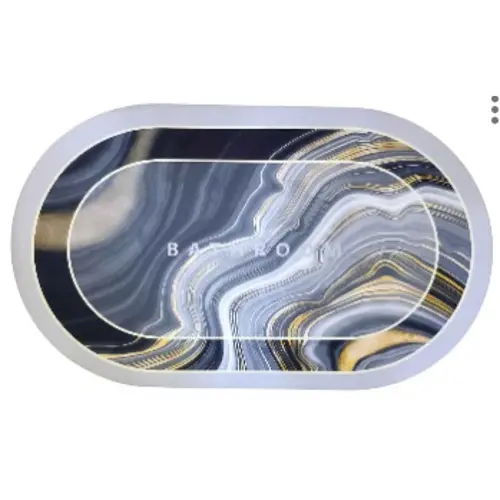 Волого поглинаючий килимок в ванну кімнату Kornel 45х75 см (TY-258) - фото 2