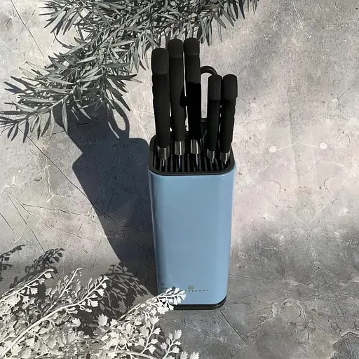 Набір ножів Edenberg EB-11027-Blue 7 предметів блакитний - фото 3