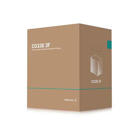Корпус DeepCool CG330 3F Black (R-CG330-BKNGM3-G) без БЖ - фото 5