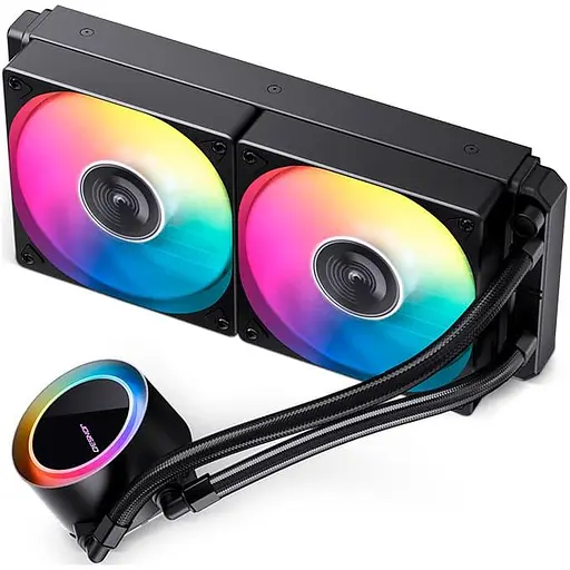 СВО Jonsbo TG-240 Black (Intel LGA1700/1200/115X/2011; AMD AM4/AM5/4PIN PWM) (TG-240 Black) - фото 3