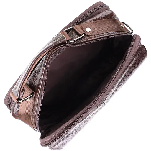 Ділова чоловіча сумка з натуральної шкіри Vintage 27,5х33х8 см sum0027513 - фото 17