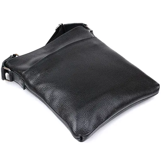 Кожаная мужская сумка через плечо SHVIGEL 24х26 см 000200032 - фото 3