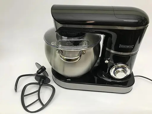 Кухонный комбайн тестомес блендер 3 в 1 Royalty Line RL-PKM-2200 Black - фото 6