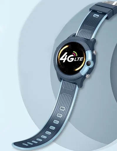 Детские смарт-часы-телефон Lemfo D36 с GPS и поддержкой 4G и влагозащитой Синий - фото 5