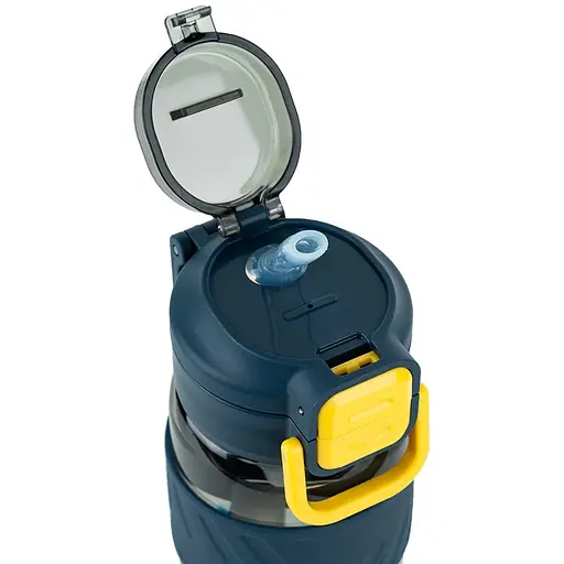 Бутылочка для воды Kite 800 мл серо-желтая (K25-1234-1) - фото 3