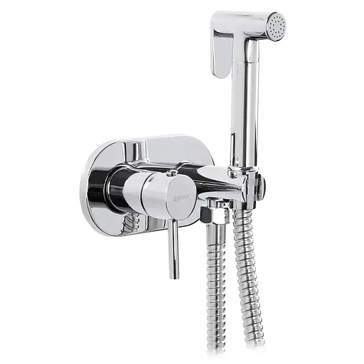 Гігієнічний душ прихованого монтажу Zerix LR5398-5 LL1775, Хром - фото 1