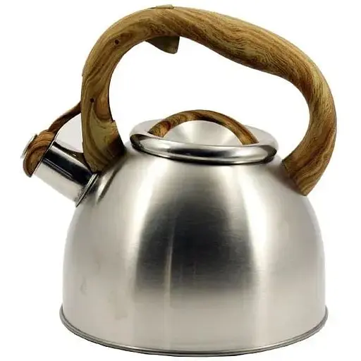 Чайник Zauberg нержавеющий коричневая ручка 2.5л ZB-K2.5W