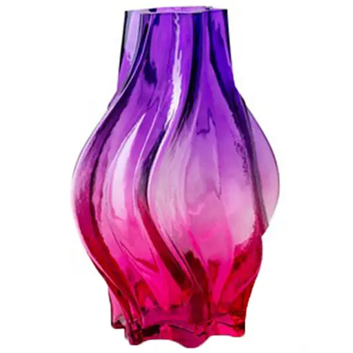 Ваза Lefard Selby Purple стеклянная 25х15.5 см (804-168) - фото 1