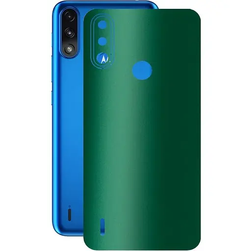 Защитная пленка StatusSKIN для Motorola Moto E7 Power Корпус Винил Зеленая - фото 1