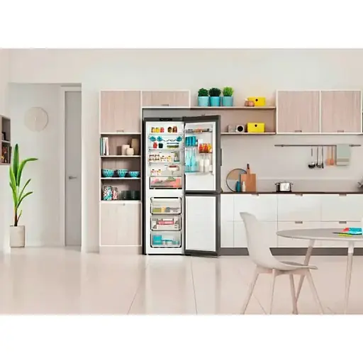 Холодильник Indesit INFC8TI21X0 с нижн. мороз. - фото 4