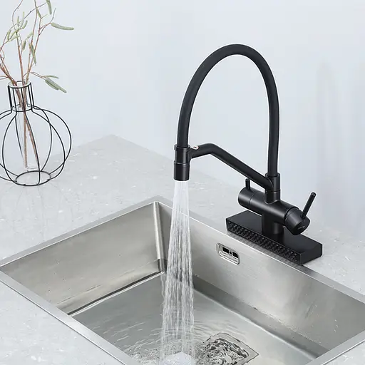 Змішувач для кухні Gappo з водоспадом G4098-6 - фото 5