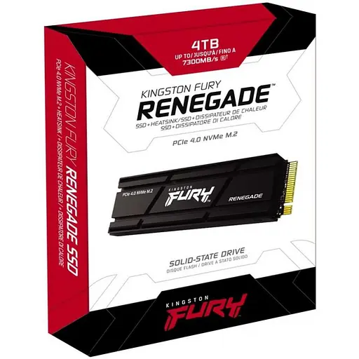 SSD накопичувач Kingston Fury Renegade 4 TB with Heatsink (SFYRDK/4000G) - фото 3